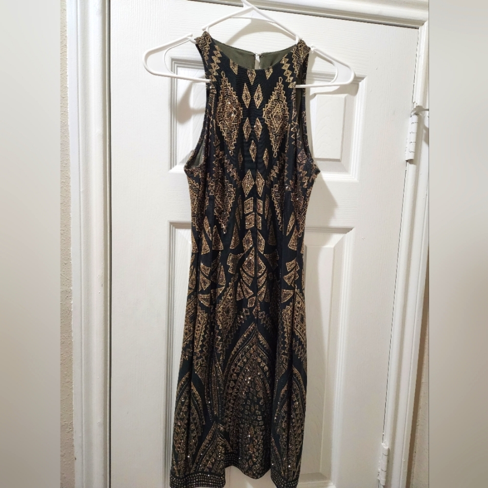 Green Glitter Dress
